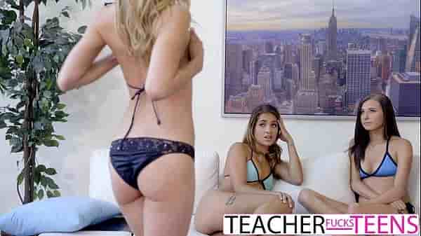 Group lesbian night, three students, pussy and tits